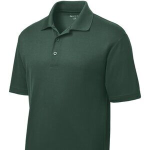 New Sport-Tek Dark Forrest Green RacerMesh Short Sleeve Polo Mens/Unisex Size XL